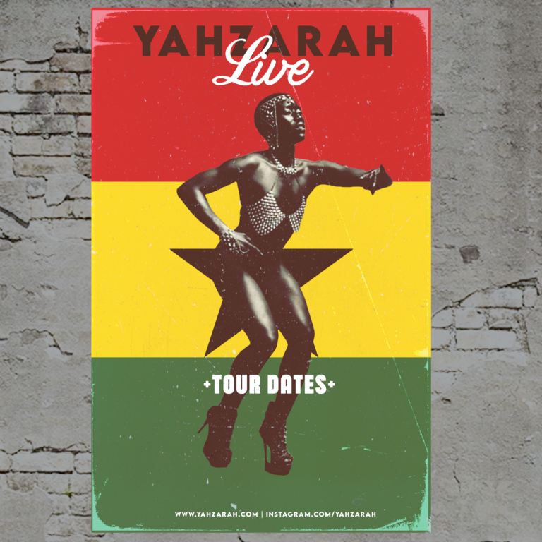 YahZarah Live 2024 Tour Poster