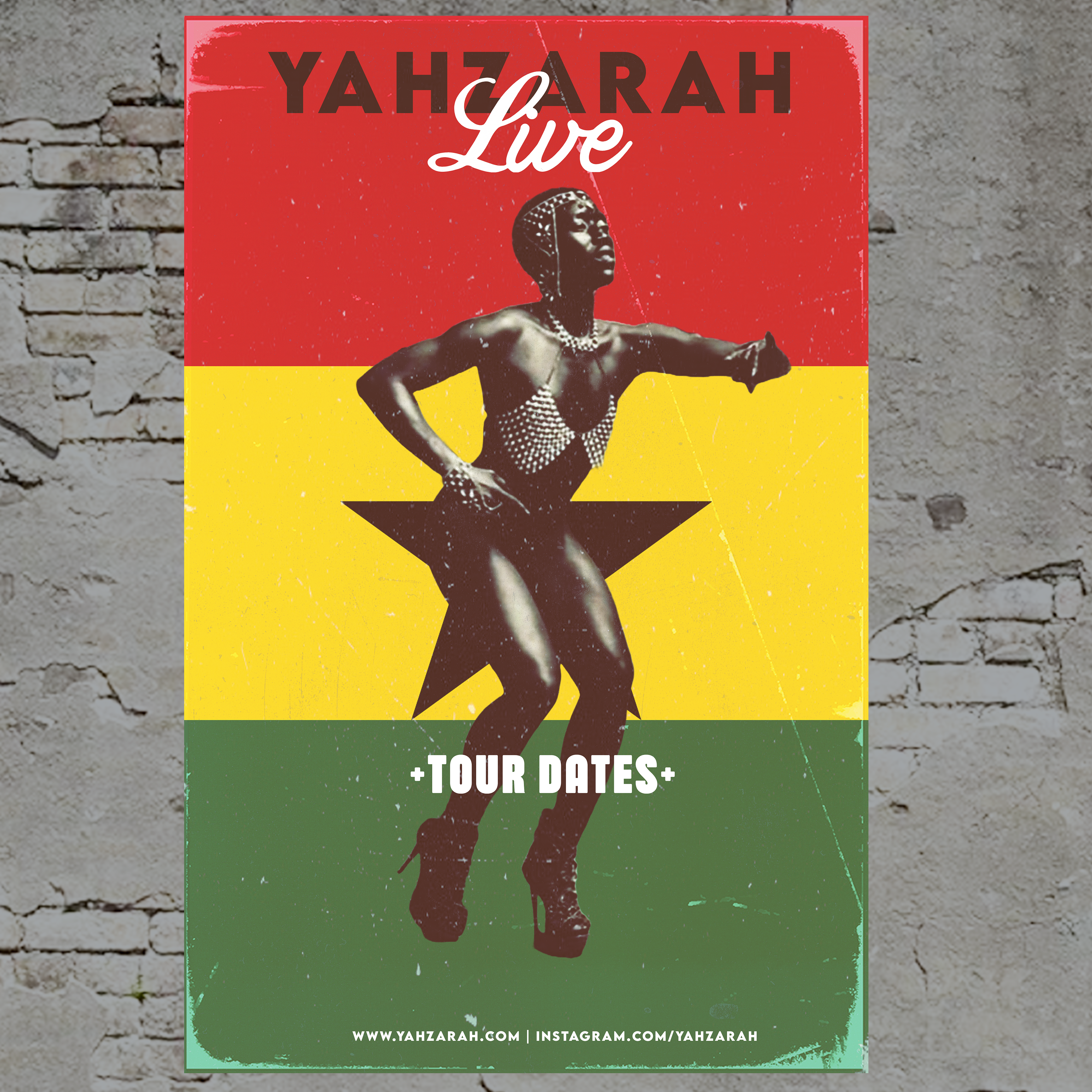 YahZarah Live 2024 Tour Poster